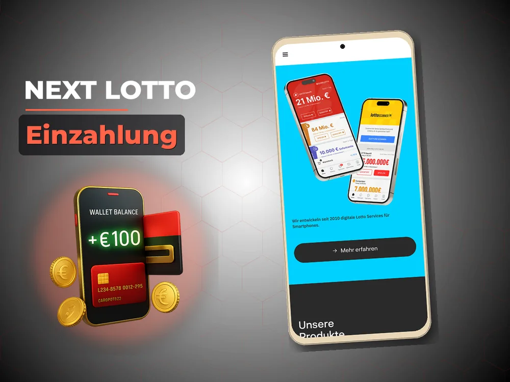 Next Lotto - Einzahlung