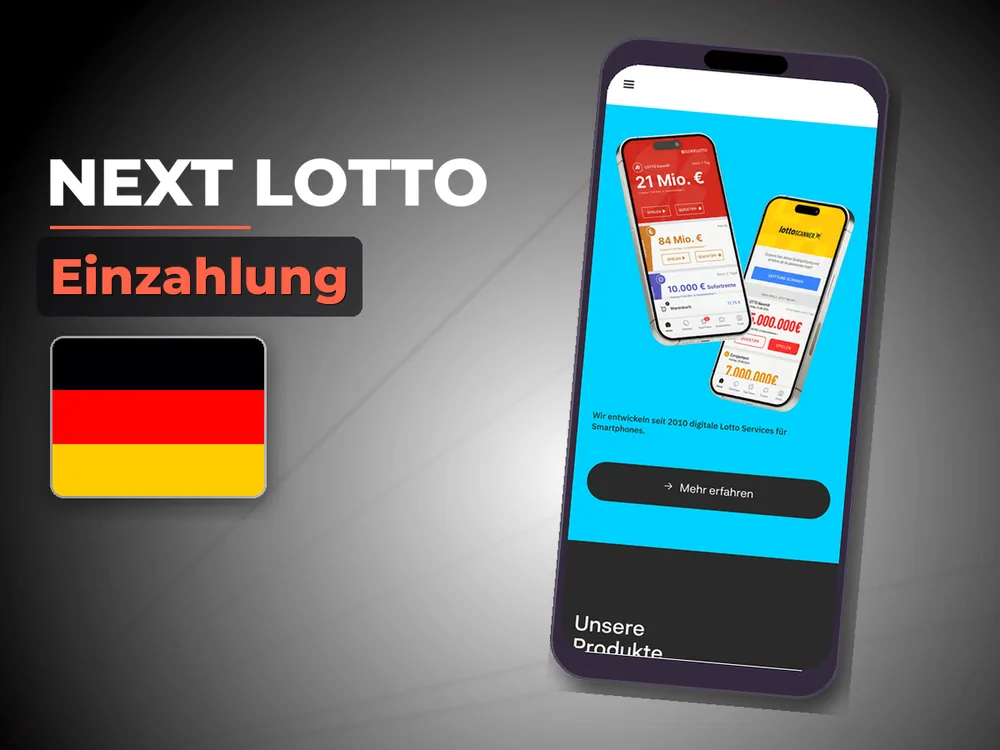 Next Lotto - Einzahlung