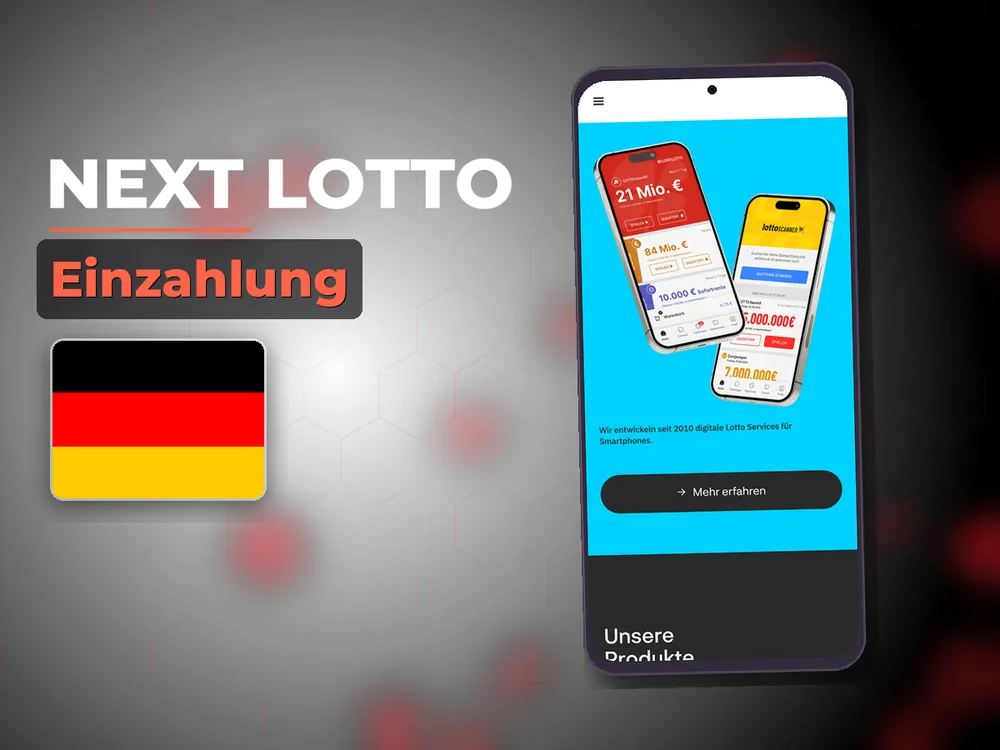 Next Lotto - Einzahlung