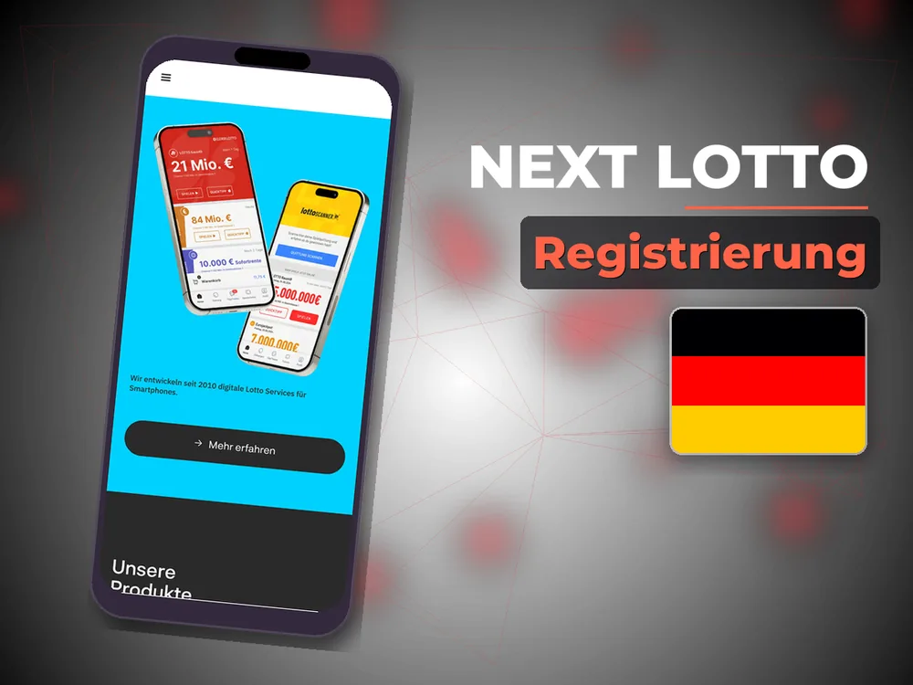 Next Lotto - Registrierung