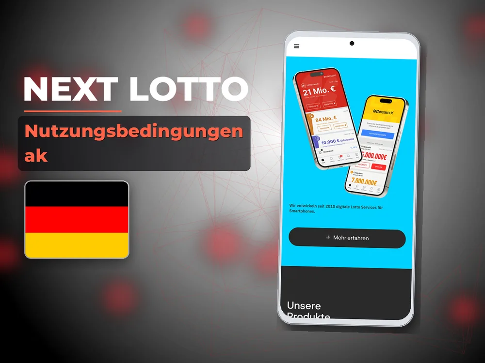 Next Lotto - Nutzungsbedingungen ak