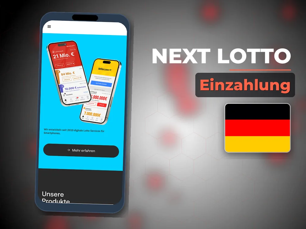 Next Lotto - Einzahlung
