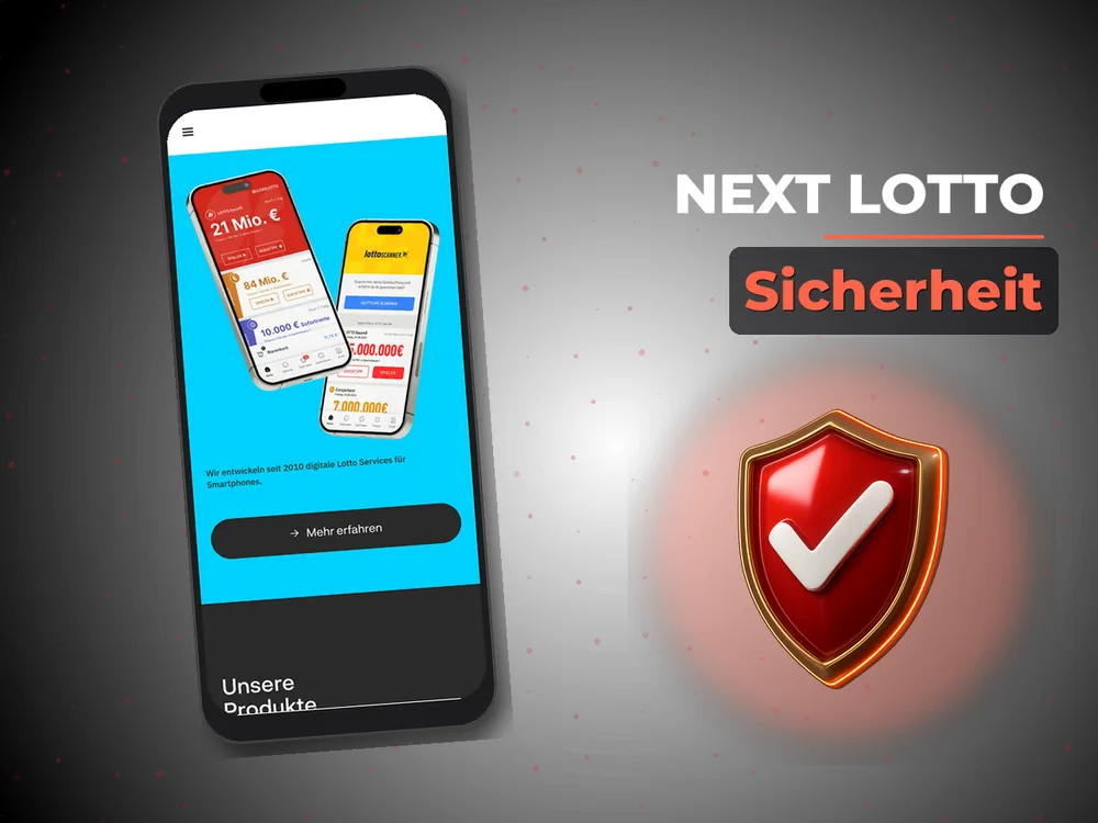 Next Lotto - Sicherheit